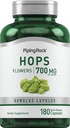 Piping Rock Hops Extract Supplement | 700mg | 180 Capsules | Humulus Lupulus | Non-GMO, Gluten Free