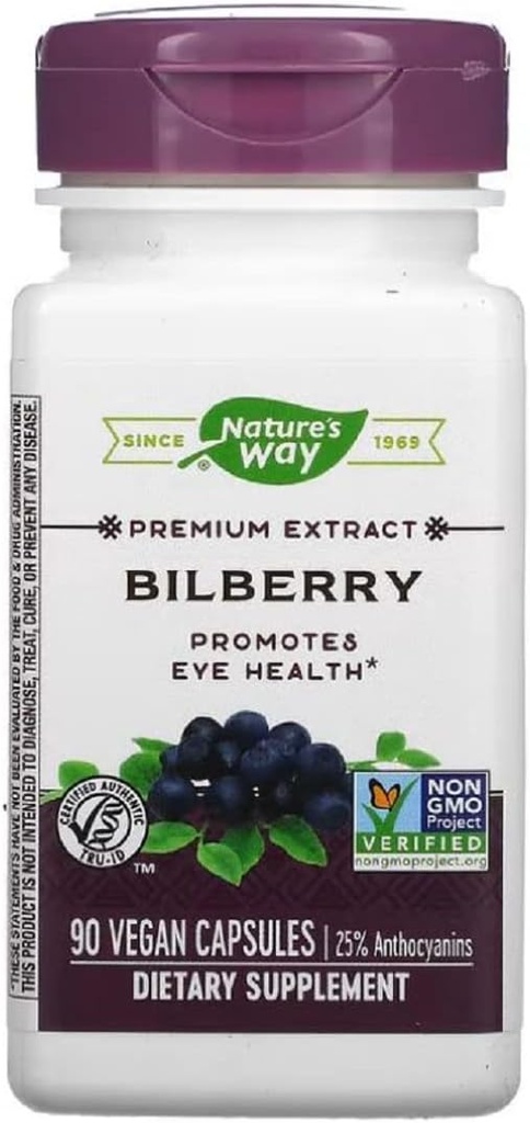 Nature's Way Bilberry標準化エキスベジーカプセル90 ea(パッケージ2)