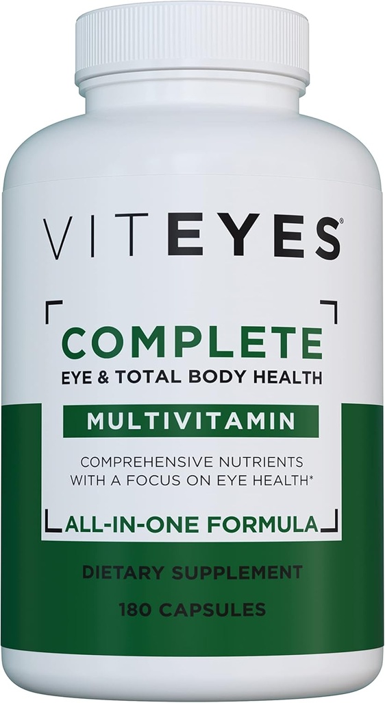 Viteyesの完全な目及び全身の健康のMultivitaminの栄養物の補足、180のカプセル