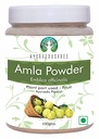 Amla フルーツパウダー(アマラキ) 100 Gm | 生と非GMO | 抗酸化ビタミンCが豊富 | ヴィーガン | 100% 生インド産 | エンブリカ・オフィシナリス | インド・グーズベリー