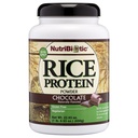 NutriBiotic チョコレートライスプロテイン 1 lb. 6.9 oz | 低炭水化物・ベジタリアン・ケトフレンドリー 生プロテインパウダー | 成長・加工 化学薬品・GMO・グルテンフリー・グルテンフリー | 消化しやすい・栄養素リッチ