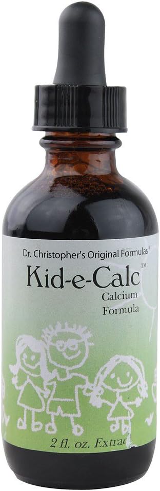 ChristopherのオリジナルフォーミュラKid-e-Calcエキス、2 floz(59 ml) - 2 のパック
