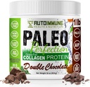 Paleo の Perfection の二重チョコレート草は Stevia のビーフのコラーゲン蛋白質の粉- Paleo、Keto、SCD、Apple 繊維、ニンジン及びブロッコリーが付いている AIP 蛋白質の粉- 1lb 蛋白質の粉及びスーパーフードのブレンド-