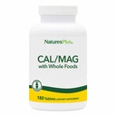 NaturesPlus 生命の源 Cal/Mag ミネラル補足- 500 の mg カルシウム、250 の mg のマグネシウム、180 菜食主義者のタブレット- 全食糧補足は、骨の健康を促進します-グルテンフリー- 90 のサービング