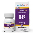 優秀な源無しショット Methylcobalamin B-12 1,000のmcg -エネルギー生産、頭脳の健康及び全面的なウェルネスを支えるビタミンB-12 -急速な吸収のためのSublingualタブレット- 60の分解のタブレット