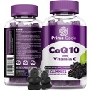 プライム コード CoQ10 ビタミン C とグミー 200 mg – セルラー エネルギー サポートのための補酵素 Q10 抗酸化サプリメント – 大人のための簡単 に ビーガングミー – 60 カウント