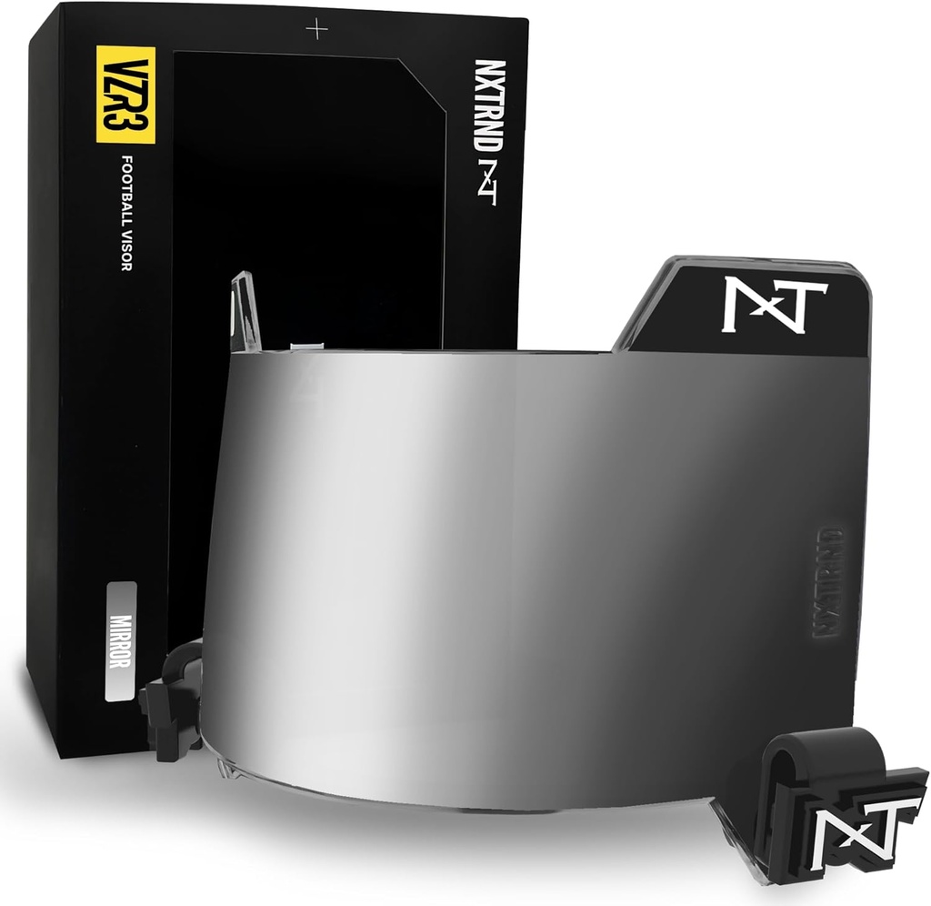 Nxtrnd VZR3のフットボールのバイザー、曲げられたレンズの技術、適合の大人及び青年のフットボールのヘルメット