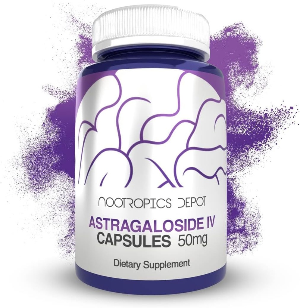 Nootropics Depot Astragaloside IVのカプセル | 50mg | Astragalusのmembranaceus | 30の計算 | Neuroprotective、免疫サポート、lengthens Telomeres