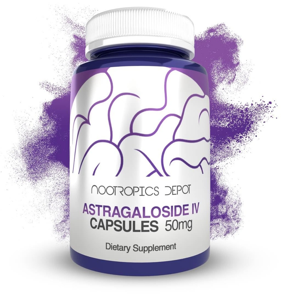 Nootropics Depot Astragaloside IVのカプセル | 50mg | Astragalusのmembranaceus | 30の計算 | Neuroprotective、免疫サポート、lengthens Telomeres