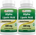 ベストナチュラル - アルファリポ酸(ALA) - 600mg(120カウント)(2パック)