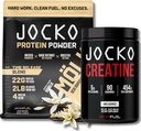 Jockoの燃料の束-男性及び女性のためのVanilla Mölkの蛋白質の粉+クレアチンの Monohydrateの粉-熱狂的な性能、回復および筋肉成長のための束
