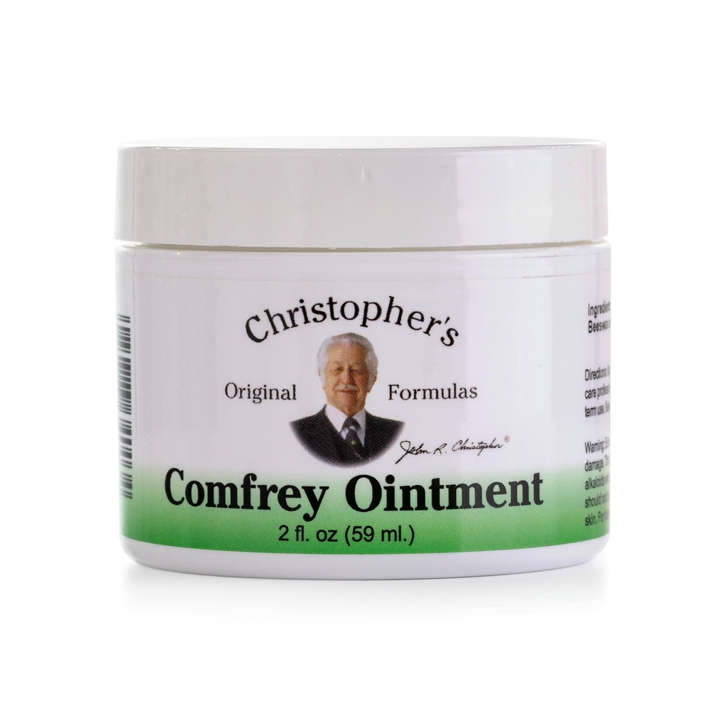 クリストファーのオリジナルフォーミュラComfrey Ointment、2 Ounce - 天然蜂の葉とオリーブオイルベースで有機コンフリーリーフとハーブ軟膏