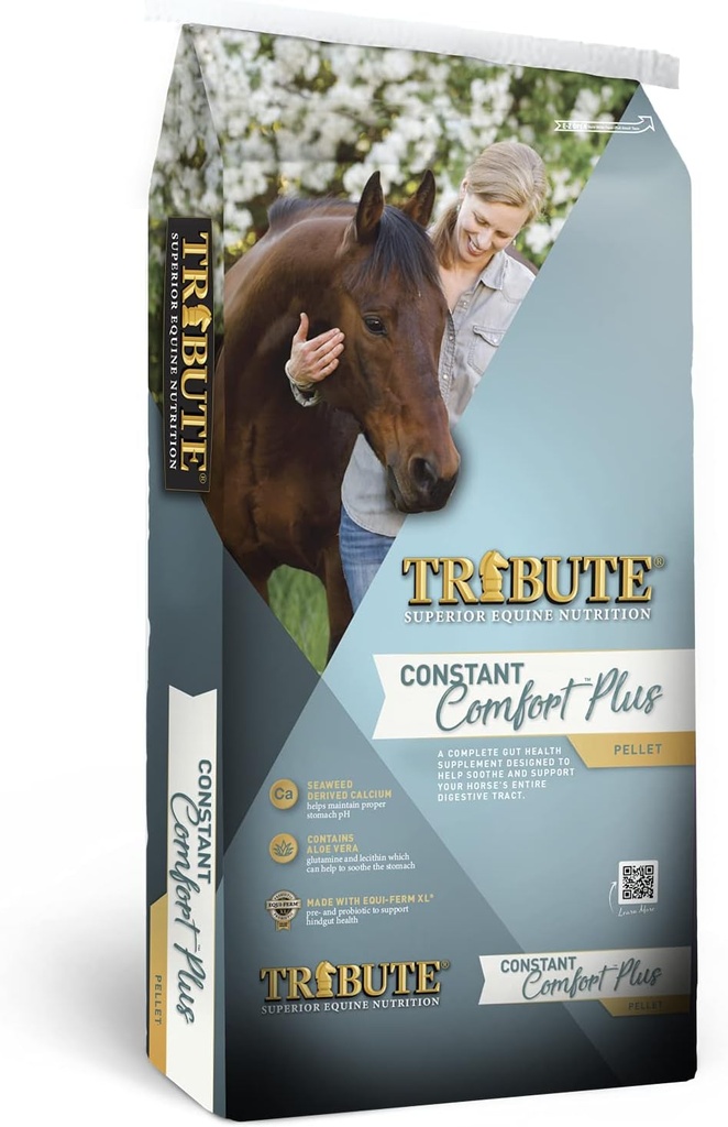 Constant Comfort Plus Topdress Gut Health Supplement for Horses, 40 lb Bag