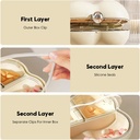 財布のための1つのパックの丸薬のオルガナイザー、7のコンパートメント旅行の丸薬の箱、密集したおよび携帯用丸薬箱、オンザ・ゴーの貯蔵、財布のための丸薬のホールダー、白