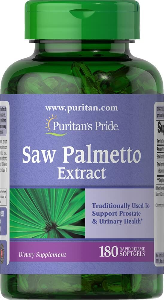 Puritan のプライドは Palmetto のエキス、サポート 尿機能および前立腺の heatlh、180 の計算を救います