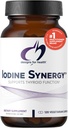 Designs for Health Iodine with Selenium - Iodine Synergy, 10mg Potassium Iodide + 40mcg Selenium (Selenomethionine) Supplement for Thyroid Support - Non-GMO + Gluten-Free (120 Capsules)
