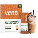バーブカフェインエネルギーバーモチャチップ(26g、16のパック)110-カロリーデリシャス低糖エネルギーバー - ビーガングルテンフリーオンザゴースナック80mgグリーンティーカフェイン、唯一の本物の食品成分