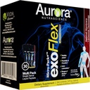 Aurora Nutrascience Micro-Pack Liposomal exoFlex+ with Vitamin C, Supports Joint Flexibility & Function, BiovaFlex Eggshell Membrane, Curcumin & Boswellia, Strwaberry Flavor, 30 Single-Serve Packets