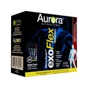 Aurora Nutrascience Micro-Pack Liposomal exoFlex+(ビタミンC付)、共同柔軟性と機能をサポート、BiovaFlexエッグシェルメンブレン、クルクミン&ボスウェリア、ストワベリーフレーバー、30シングルサーブパケット
