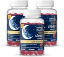 Mommy's Bliss Kids Sleep Gummies with Melatonin、サポートあなたの自然な睡眠プロセス、年齢3歳から大人まで、いちご味、砂糖1G、60ガミー(パッケージ3)