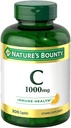 Nature's Bounty Vitamin C 1000mg、免疫と抗酸化健康、ビタミンCサプリメント、1日あたり300のベジタリアンカプレットをサポート