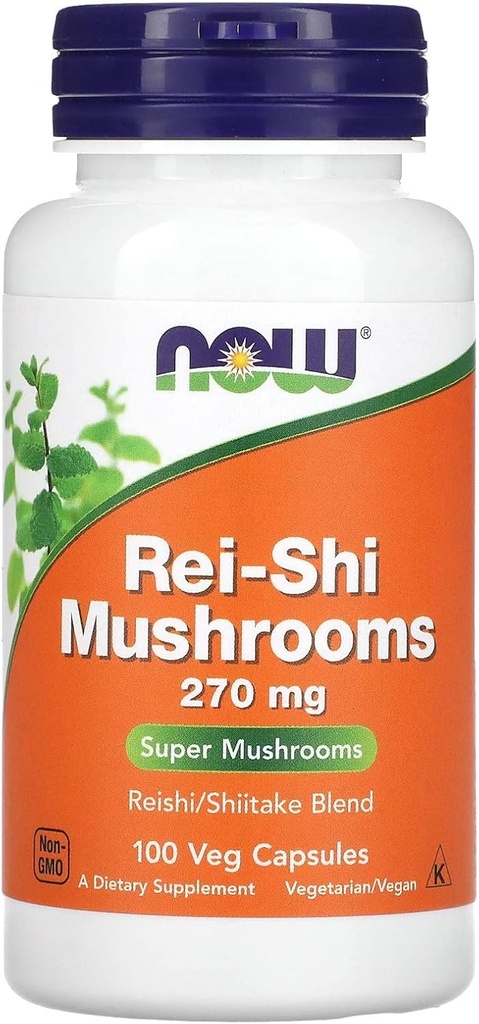 NOWの食糧Rei-shiのきのこ270mg 100のVcaps