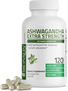 Bronson Ashwagandha Extra Strength Stress & Mood Support with BioPerine - Non GMOフォーミュラ、120ベジタリアンカプセル