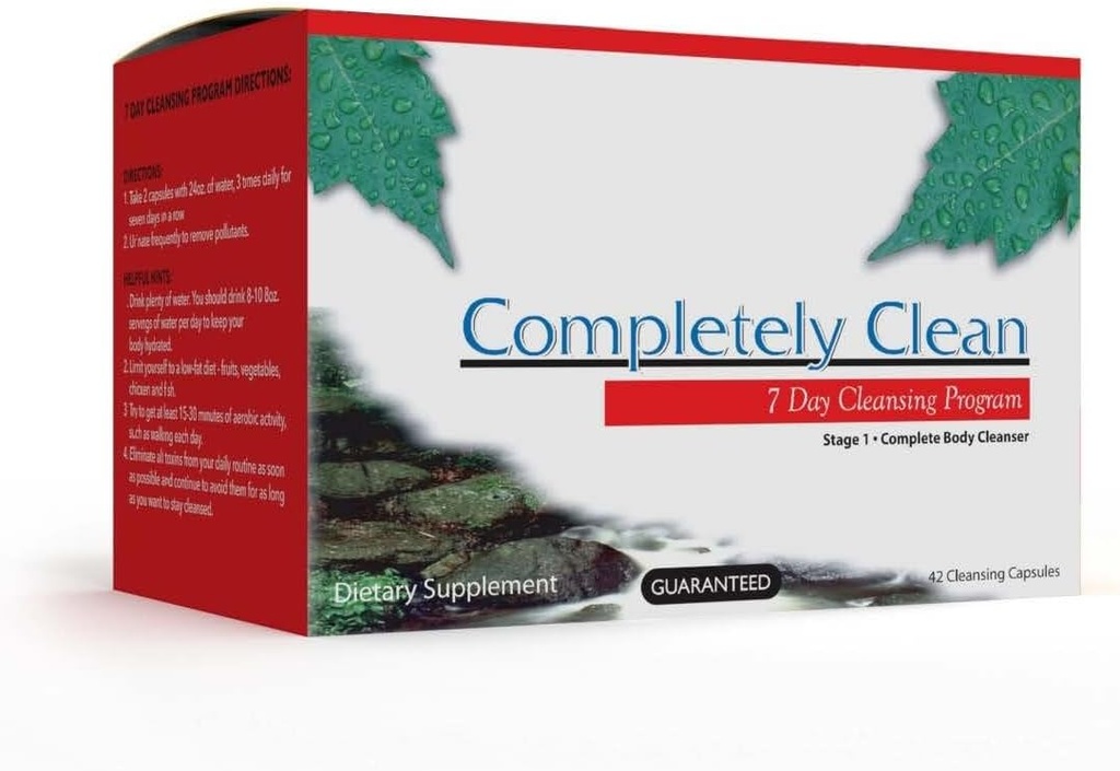 Wellgenixオムニは完全にきれい - 7日毒素のクレンジング - 完全なボディ解毒サポートピル - 毒素および廃棄物を洗い流す -42カプセル