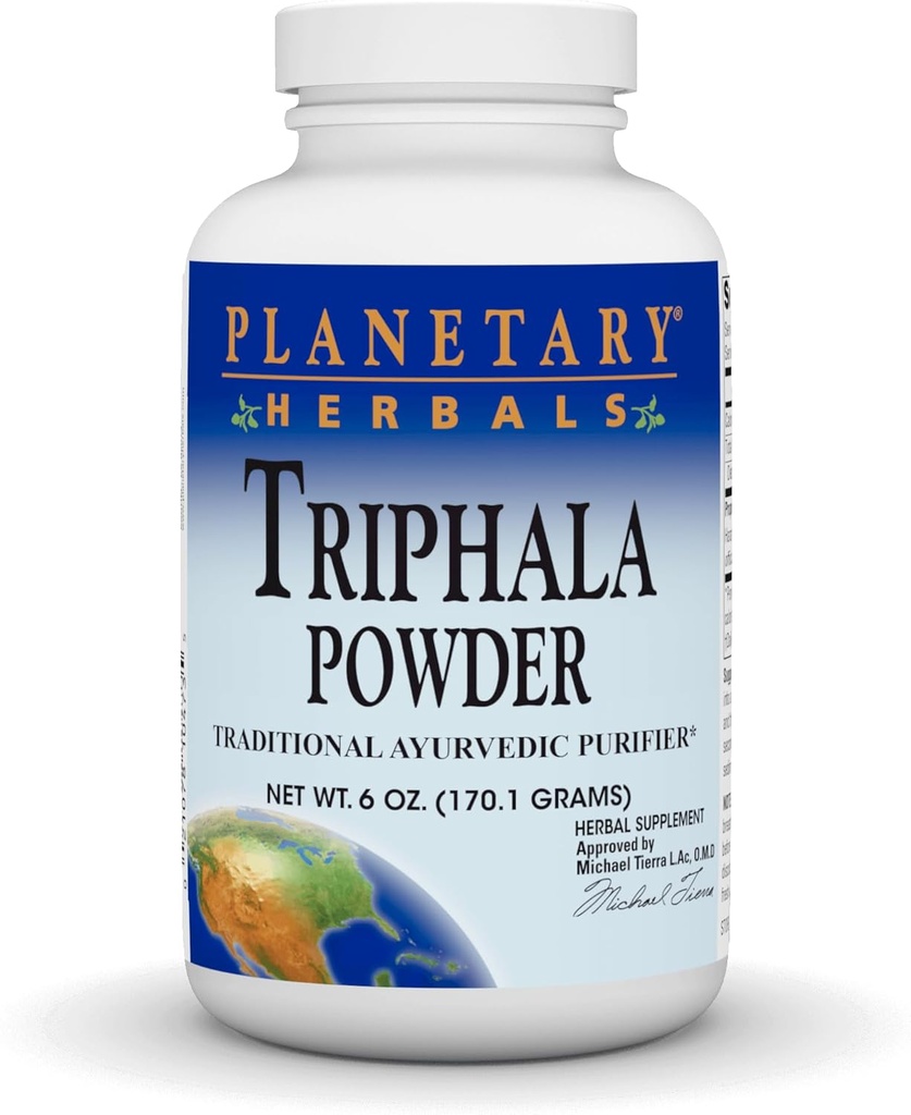 惑星の草の Triphala内部洗剤の粉、6つのOunce