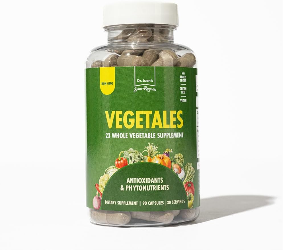 Santo Remedio Vegetales、23 全野菜の食事療法の補足、酸化防止剤およびPhytonutrients、90カプセル、30日のサービング