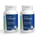 NatureCity True-Vision Eye Health Supplement - 高効力サフラン20mgの植物ベースのルテインとゼアキサンチン - ブルーライト保護、サポートセントラルとナイトビジョン(60ベジーカプセル)