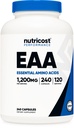 Nutricost EAAカプセル1200mg、240カプセル - エッセンシャルアミノ酸、120サービング - Non-GMO、グルテンフリー&ビーガン