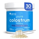 Zena の栄養の牛の Colostrum の粉の補足、1000mg の純粋な Colostrum、サポート免疫および消化器の健康は、腸の健康、 Keto のグルテンフリー、脂肪は放します、草の送りました、Unflavored、30 のサービングを促進します