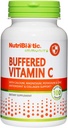NutriBiotic 緩衝ビタミン C、500 Mg、100 キャップ | 医薬グレード ビタミン C カルシウム、マグネシウム、カリウム、亜鉛 | 抗酸化剤・コラーゲン サポート | GMO&グルテンフリー