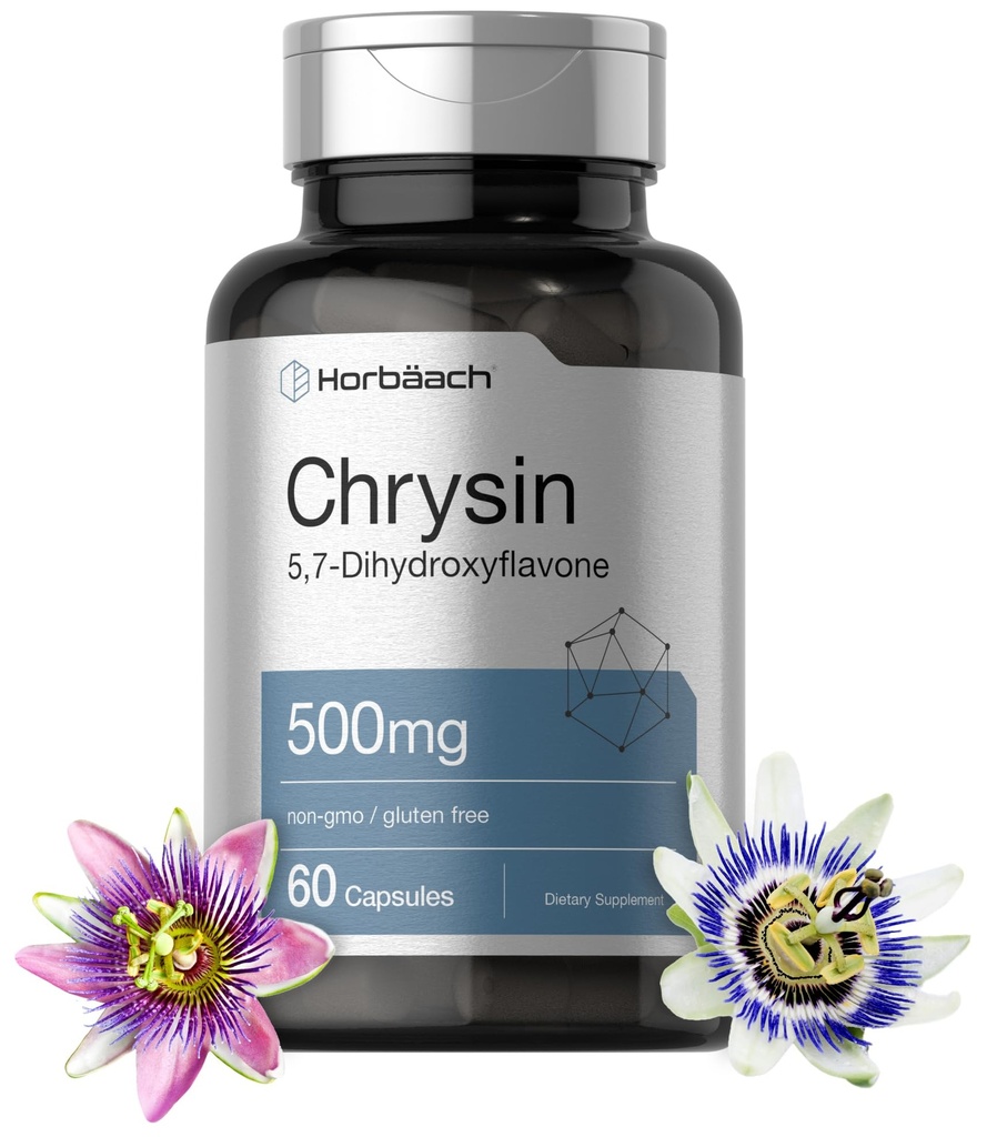 ホアハチクリジンサプリメント | 500mg | 60カプセル | パッションフラワーエキス | ノンGMO、グルテンフリーサプリメント