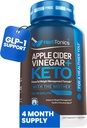 Herbtonics Apple Cider Vinegar with Keto BHB Salts - GLP-1 Support Supplement for Metabolism and Appetite Control, 240 Capsules.