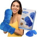 CREATRILL Microwavable Therapy Mittens Natural Unscented Gloves Moist Heat Therapy for Raynauds関節炎指痛みの軽減