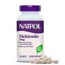 Natrol Melatonin 3 mg, 休息のための栄養補助食品, 大人のための睡眠サプリメント, 120 メラトニン錠, 120 日の供給