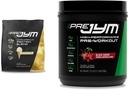 PRO JYM 45 サービング - Tahitian vanilla Bean & PRE JYM 30 サービング - ブラックチェリー