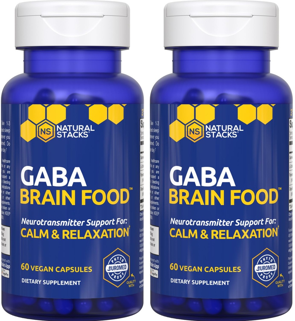 GABAの頭脳の食糧- L-Citrulline及びブドウの種のエキスが付いているGABAの補足-サポート カルム及び弛緩-夜間睡眠援助-GammaのAminobutyricの酸- 120 L-Citrullineのカプセルの生産を支えて下さい