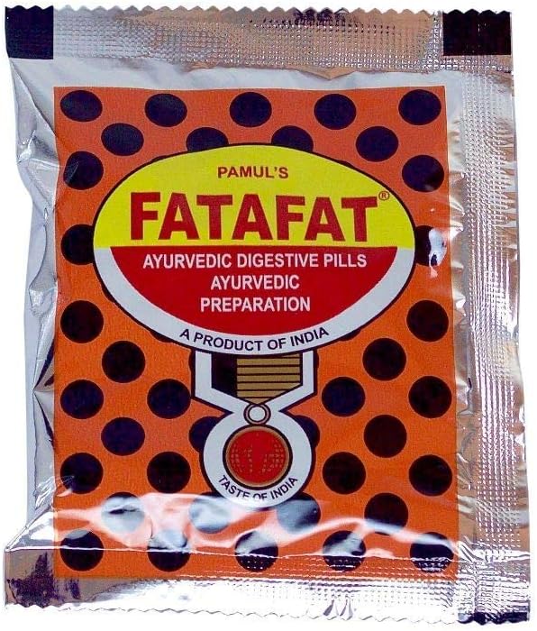 インドの空想によるFatafat Ayurvedic Digestive Pills (10x Pack x 13g 各)