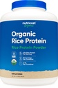 Nutricostオーガニックライスプロテインパウダー(5 LB) - グルテンフリー、GMOフリー(玄米)