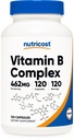 Nutricost高効力ビタミンBコンプレックス462mg、120カプセル - ビタミンC - エネルギーコンプレックス