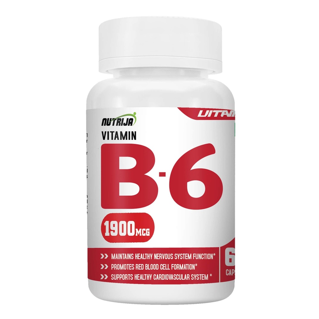 Nutrija Vitamin B6 (60 Capsules)
