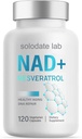 ソロデイトラボNAD +サプリメント1000mg、真NAD +&レスベラトロール、120キャップ