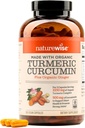 NatureWise Curcuminのターメリック2250mg - 95%のクルクミノids及び高度の吸収のためのBioPerineの黒のペッパーのエキス-毎日の接合箇所および免疫の健康サポート-ビーガン、非GMO、360の計算[120日の供給]