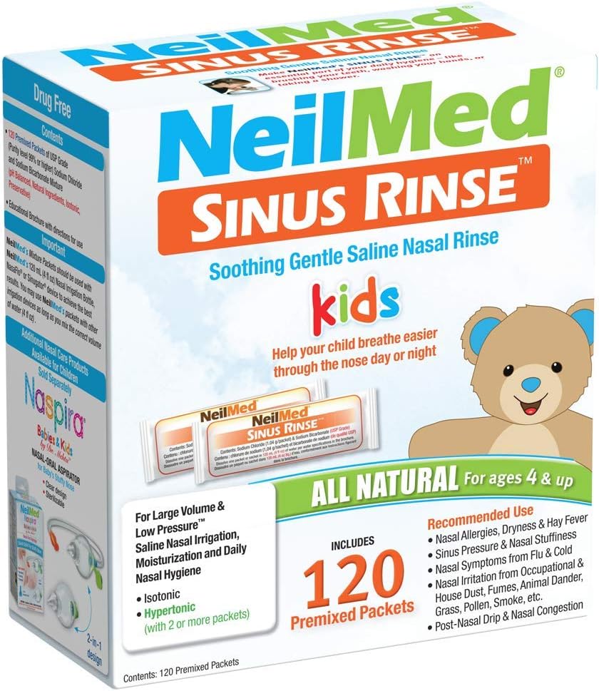 Neil Med Sinus Rinseの小児のパケット、プレミックスされた120/box