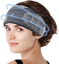 Crimmy Migraineの頭痛の救助の帽子、冷却のゲルのヘッドバンド首の覆いの帽子のマスク、浸るアイス パックの頭部の表面は張力圧力及び掛かることのための圧縮します