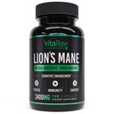 有機ライオンズマネサプリメントカプセル2400mg - 強力な向知性 - 記憶、エネルギー、および精神的明快さを維持するのに役立ちます - ビーガン脳ブースターフォーカス丸薬 - 実際のライオンズマネサプリメント