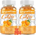 2パックCOQ10のグミー-CoQ10 500mg + Omega-3 EPA/DHA +マグネシウムのGlycinate +亜鉛クエン酸塩、中心の健康、エネルギー生産、免疫システム及びミネラル吸収を支えるため